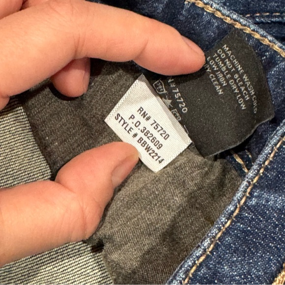 Buckle Black Fit No. 53 Malcesine Bootcut Stretch Jeans Denim Distressed 26x34 - Picture 6 of 16